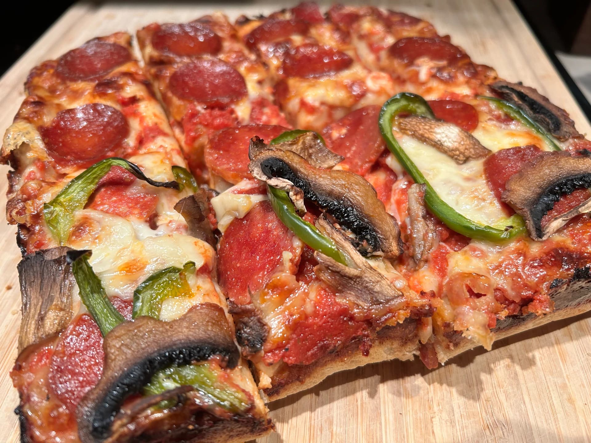 Airy Thick Crust Pizza