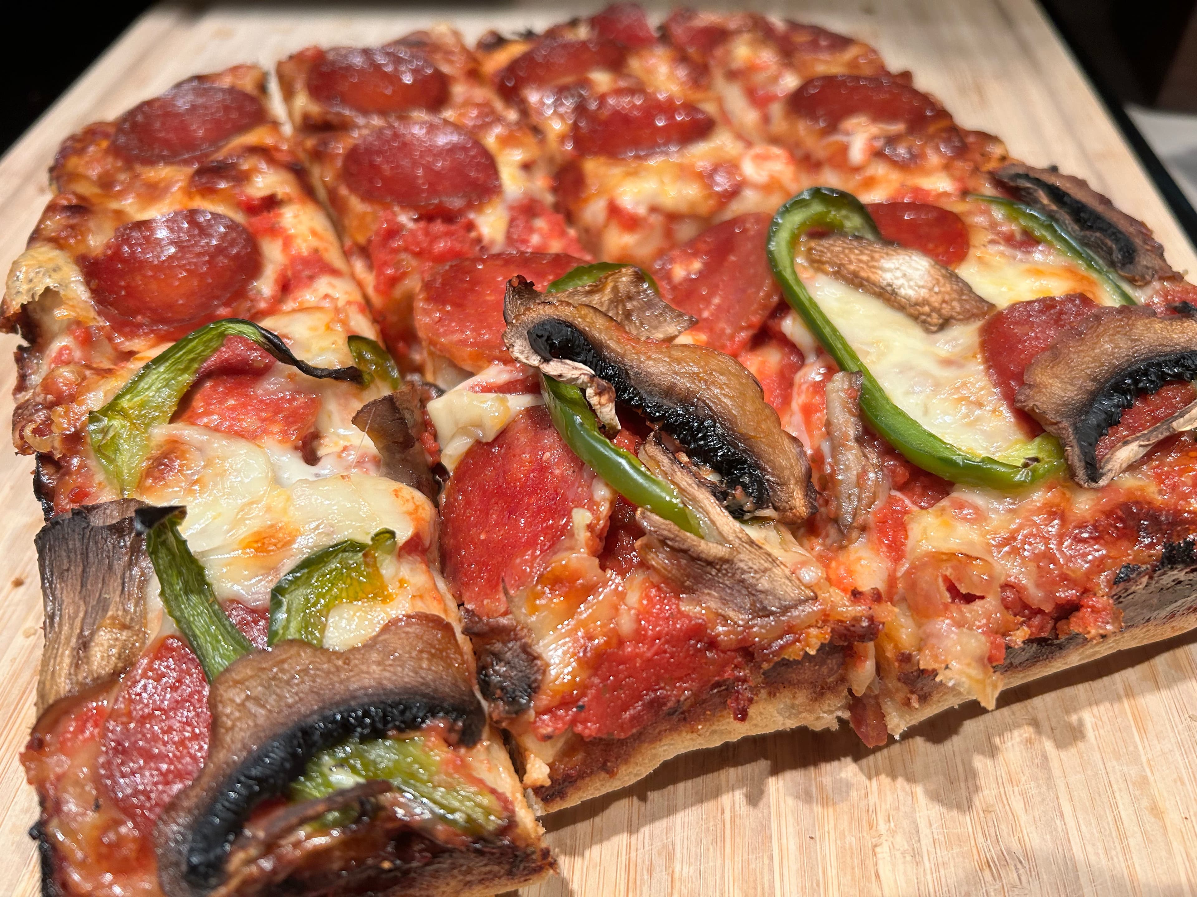 Airy Thick Crust Pizza